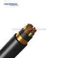 Medium voltage motor power supply cables 3 , 6 / 6 kV and 6 / 10 kV Flat VFD tinned copper wire braided cable